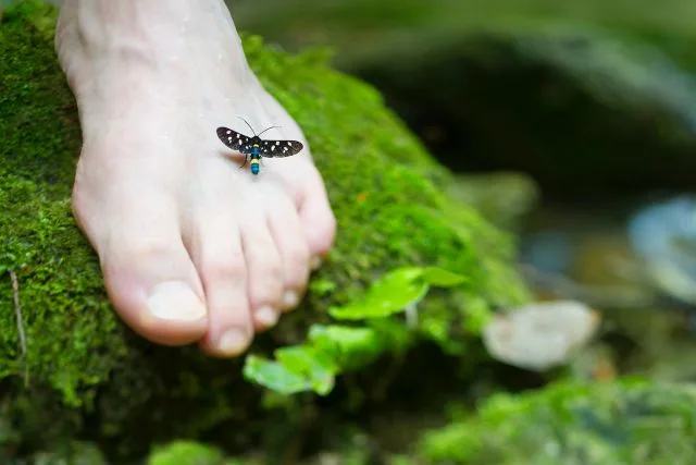 washing feet