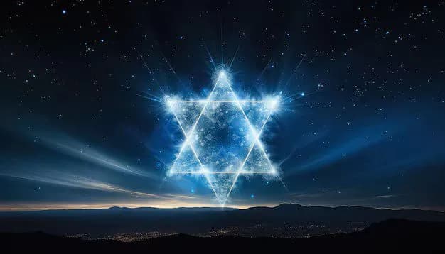 Radiant star shining in the heavens, representing the six foundational doctrines of Christ and the light of His kingdom.