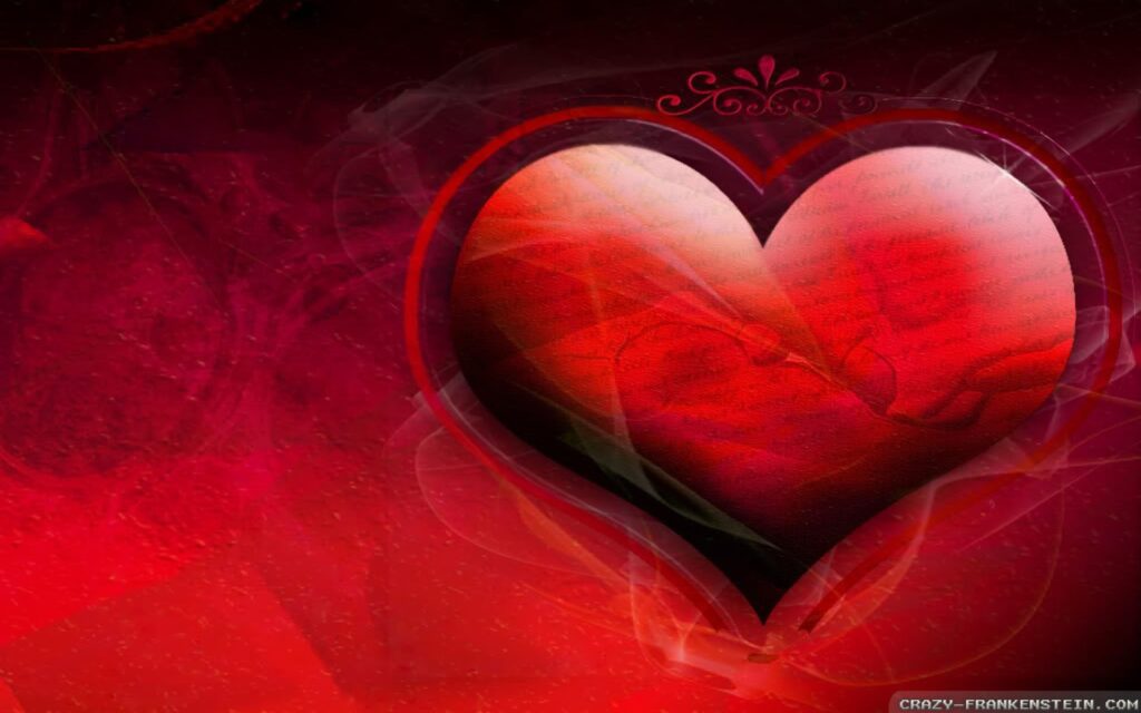 Glowing red heart on a radiant background, symbolizing God’s unfailing love as the ultimate weapon of victory.